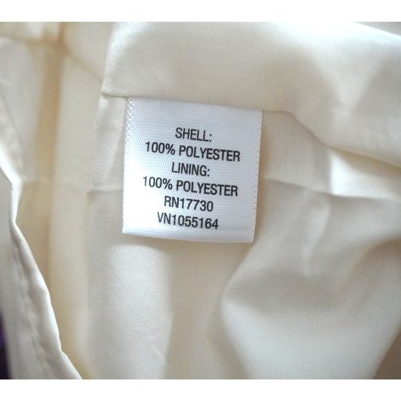 Merona Dress Shades of Purple Ruffles Elastic Waist Womens Size (4) 4X Knee Leng - Picture 8 of 8